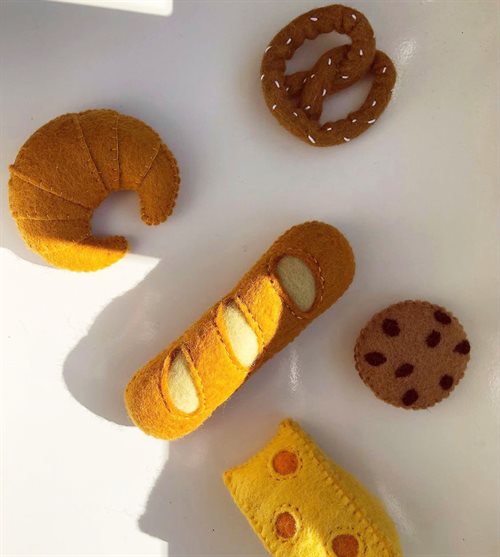 Brot, Käse & Cookie aus FIlz